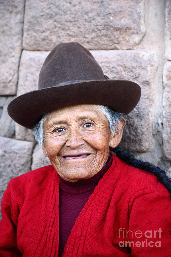 Quechua Lady in Cusco Photograph by James Brunker