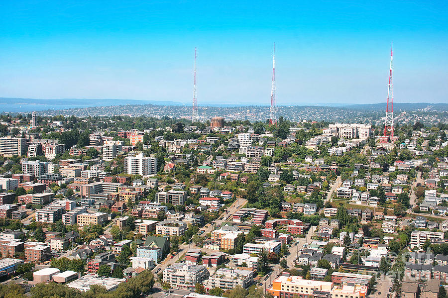 Queen Anne Hill in Seattle Photograph by JR Photography