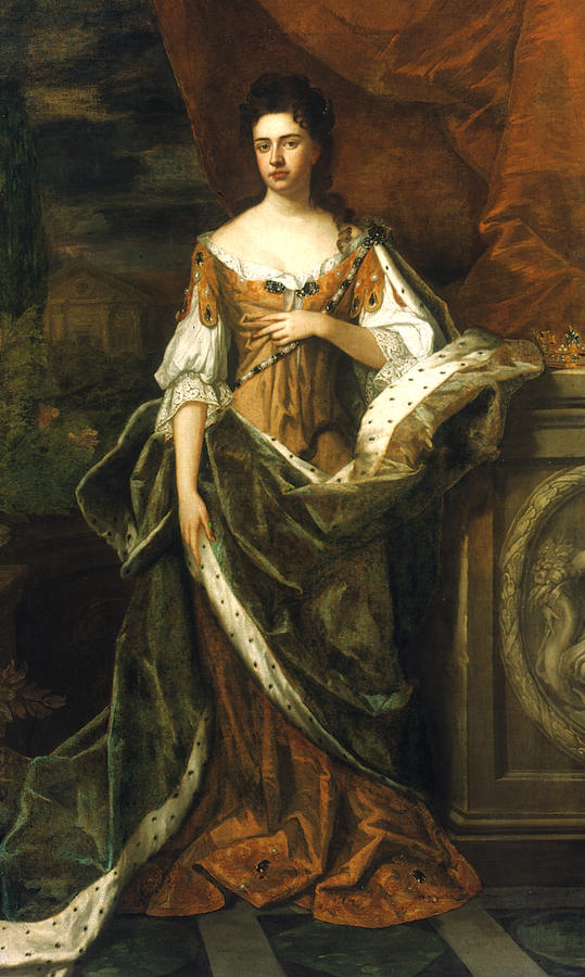 Queen Anne Of England (1665-1714) Painting by Granger