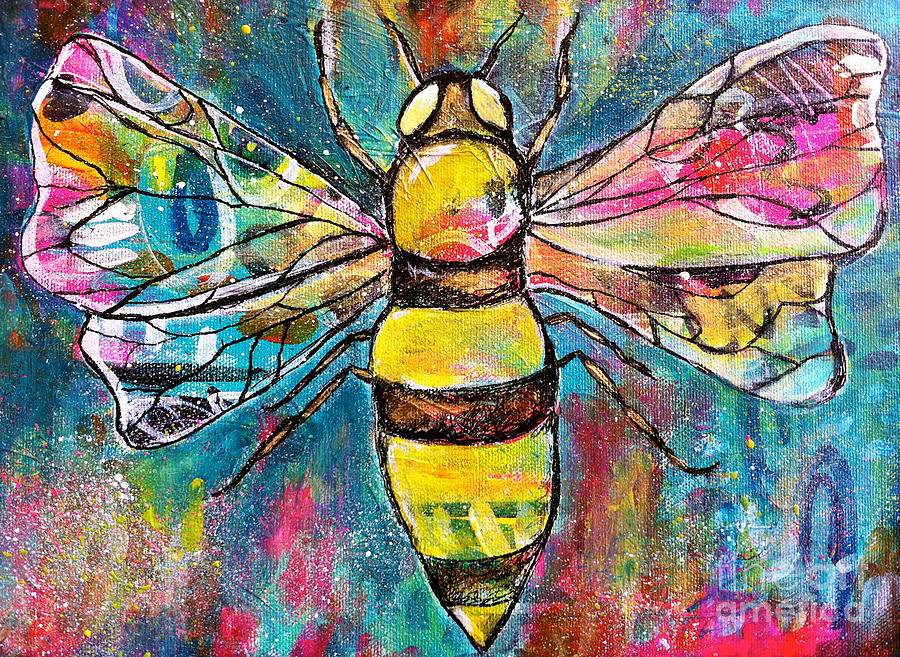 Queen Bee #2 Painting by Kim Heil