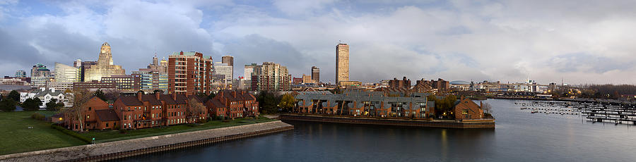 Buffalo Photograph - Queen City Skyline by Peter Chilelli