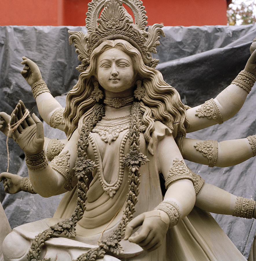 Queen Durga Of India Photograph by Shaun Higson