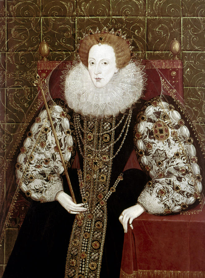 Queen Elizabeth I, 1533-1603 Painting by Granger - Fine Art America