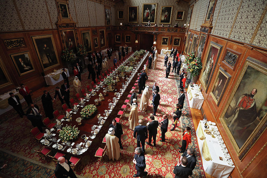 Queen Elizabeth II Hosts A Lunch For Photograph by Oli Scarff