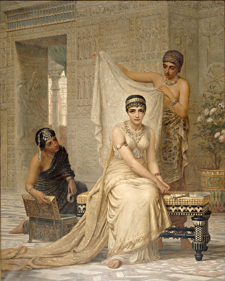 Queen Esther Painting by Edwin Long