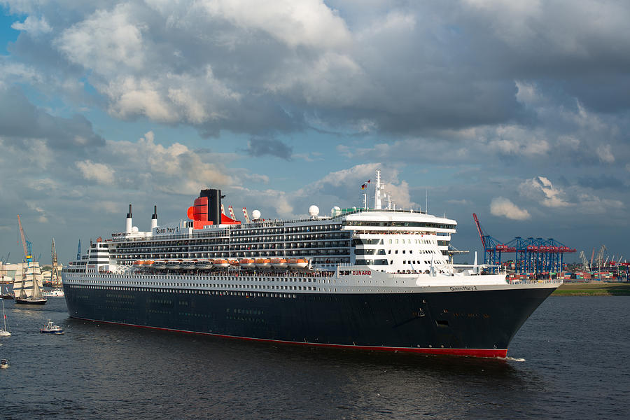 Queen Mary 2 the great luxury cruise ship Photograph by Frank Gaertner