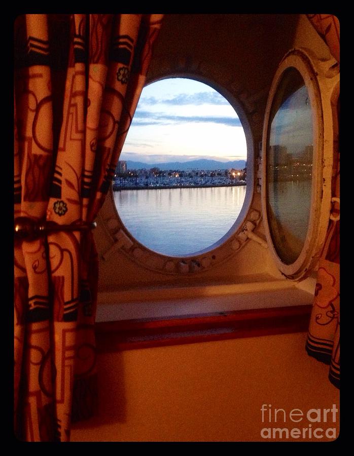 Queen Mary Starboard Port View Photograph by Susan Garren