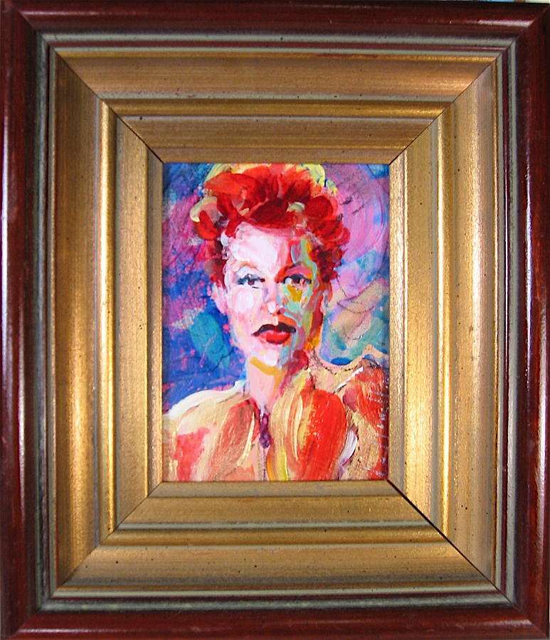 Queen of Comedy Painting by Les Leffingwell
