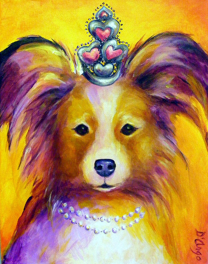 Queen of Hearts 1 Painting by Dina Dargo