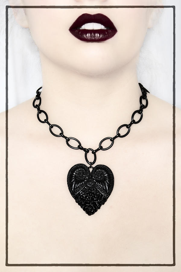 Necklace Photograph - Queen Of Hearts by Evelina Kremsdorf