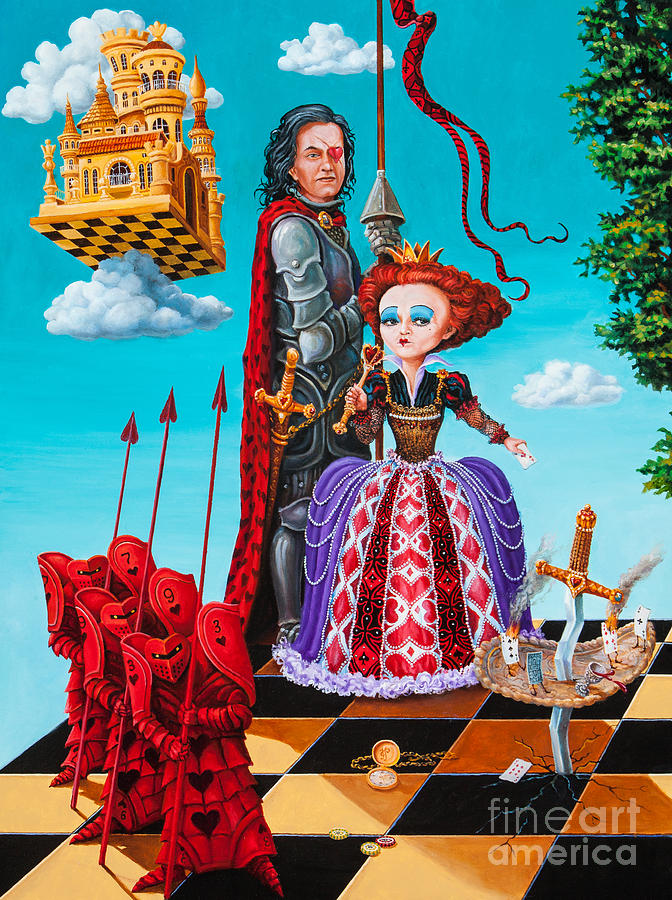 Queen of Hearts. Part 1 Painting by Igor Postash