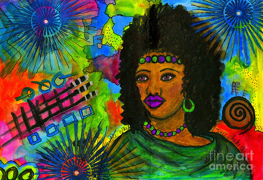 The Queen of Second Chances Mixed Media by Angela L Walker