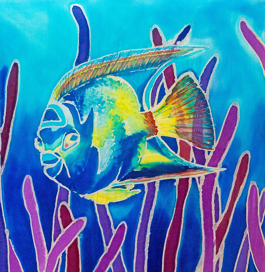 Fish Painting - Queen of sponge by Kelly Smith