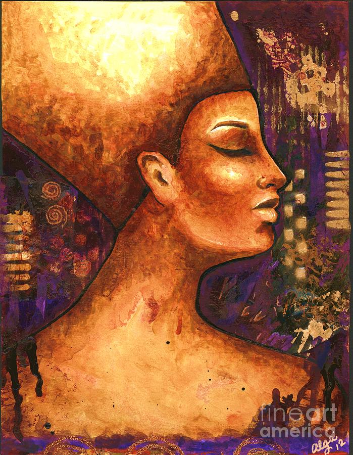 Queen of the Nile Painting by Alga Washington