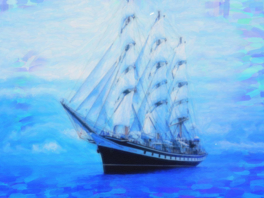 Queen Of The Sea Painting by MotionAge Designs