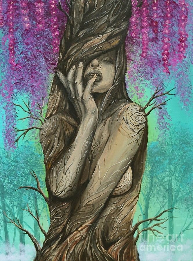 Flower Painting - Queen of the TreeFolk by Ryan May