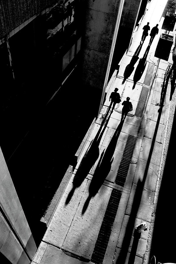 Shadow Photograph - Queen Street by Jian Wang Shadow Photograph - Queen Street by Jian Wang