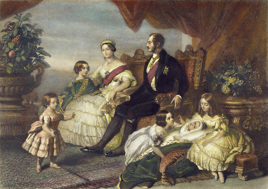 Queen Victoria & Family Painting By Granger - Fine Art America