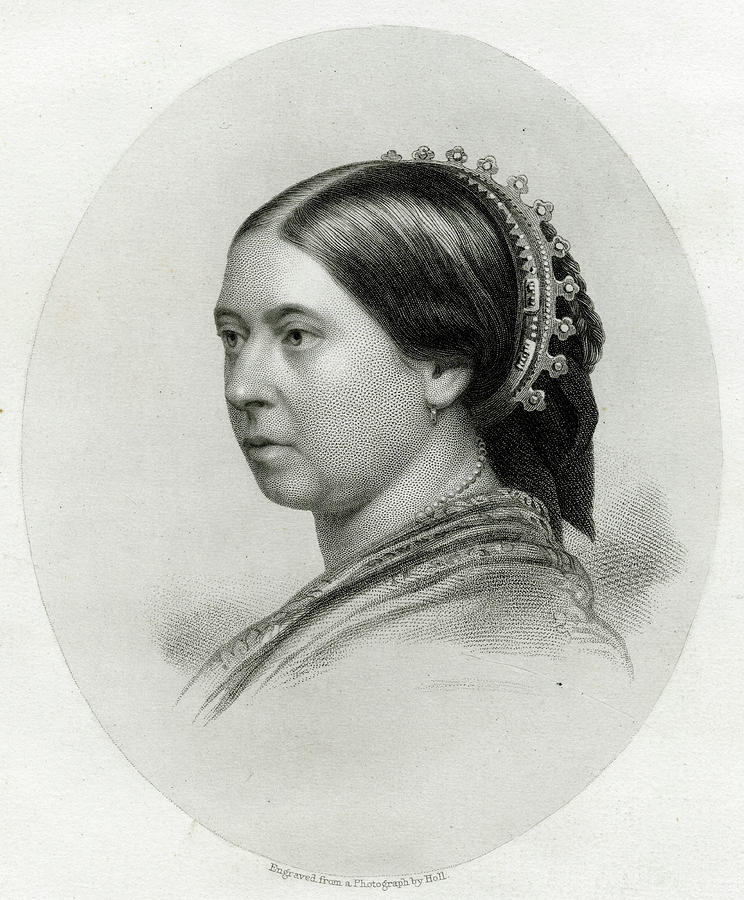 Queen Victoria A Characteristic Drawing by Mary Evans Picture Library ...