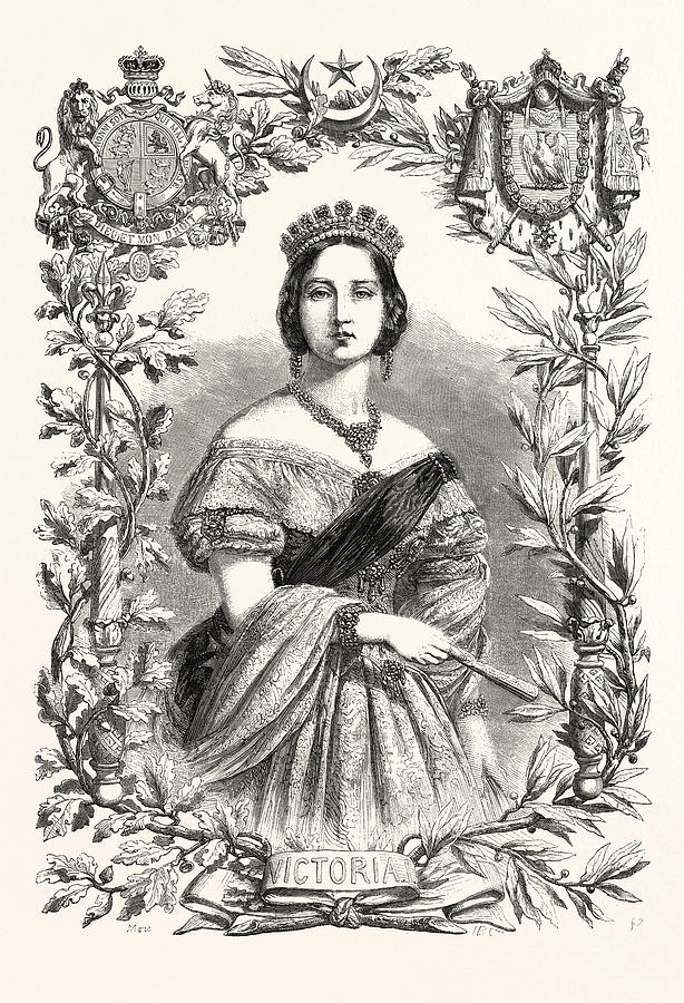 Queen Victoria. Queen Of England Drawing by English School Pixels