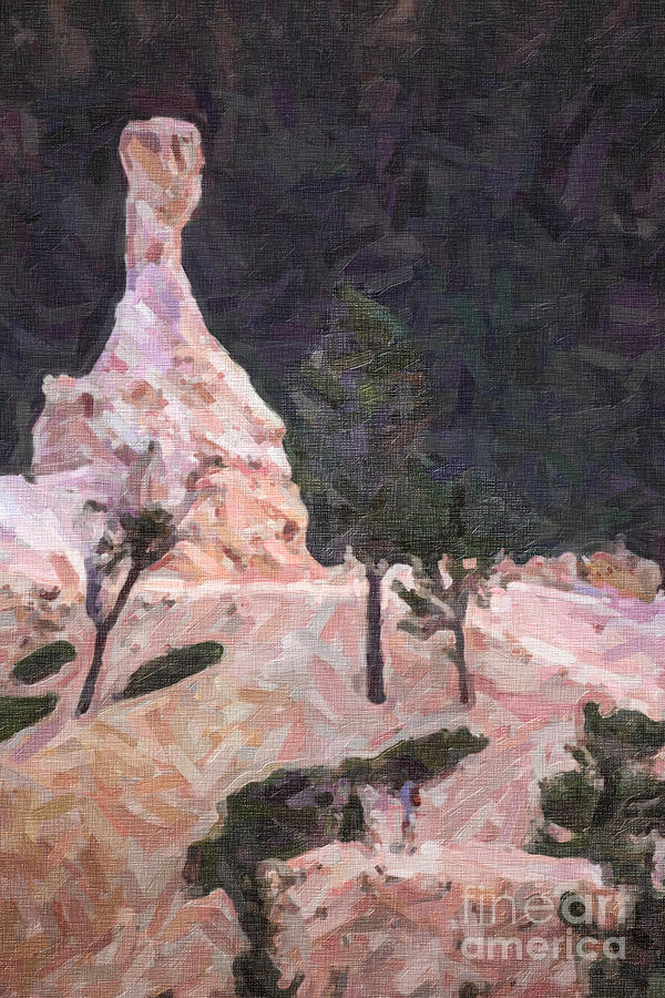 Queens Garden Trail Bryce Canyon Digital Art by Liz Leyden