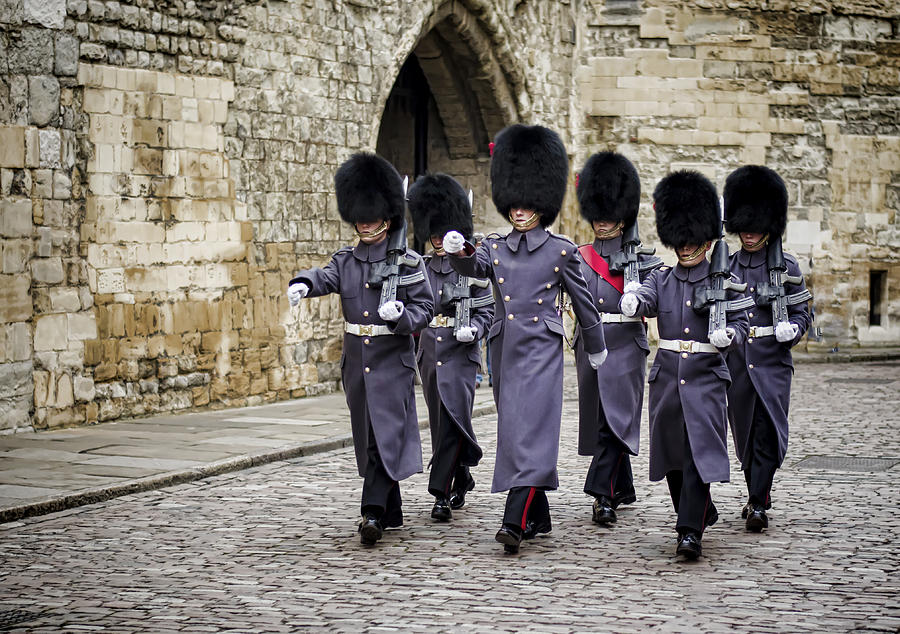 Tower Of London Photograph - Queens Guard by Heather Applegate