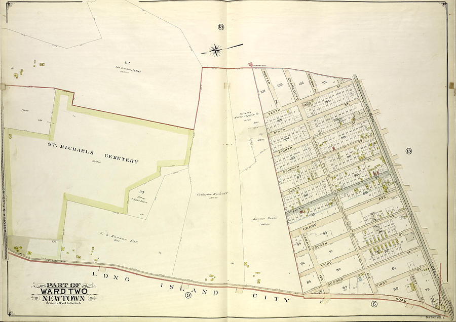 Queens, Vol. 2, Double Page Plate No. 14 Part Of Ward Two Drawing by ...