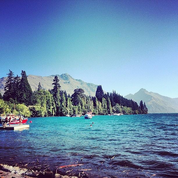 Newzealand Photograph - Queenstown Happy Hr #luxuriousliving by Nadia S