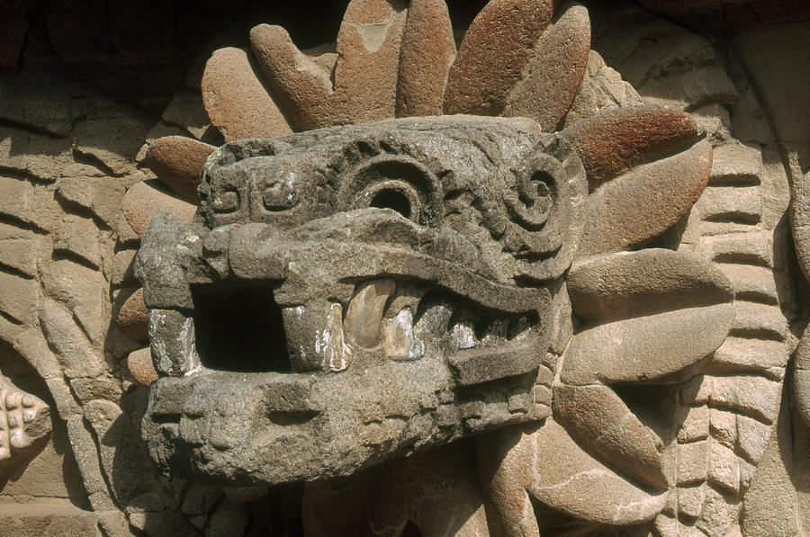 Quetzacoatl, Teotihuacan Photograph by C.r. Sharp