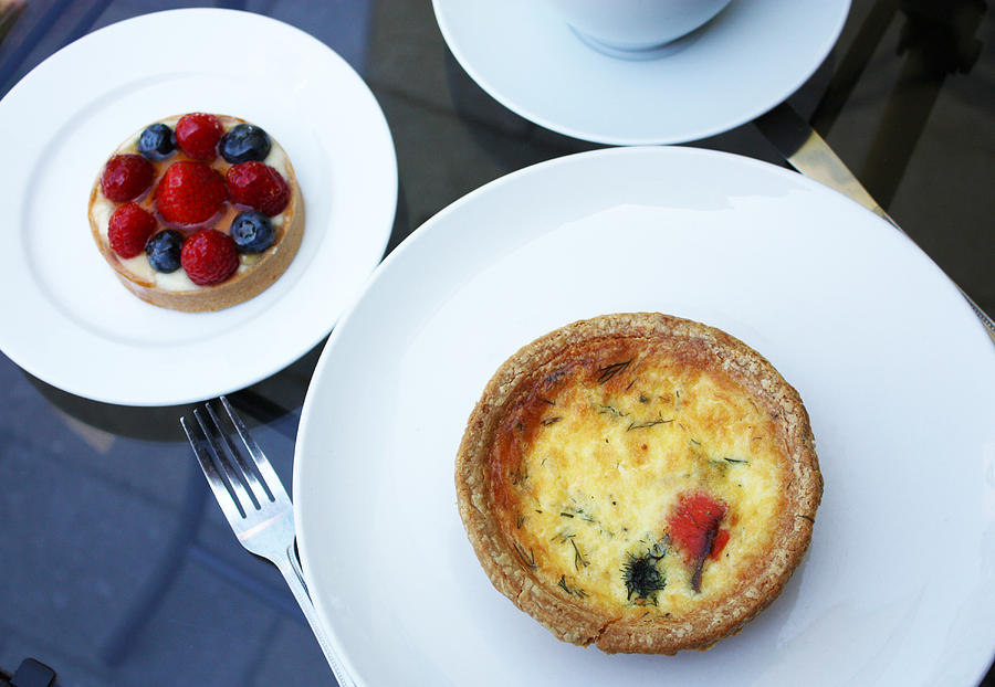 Quiche and Tart Photograph by Gerry Bates