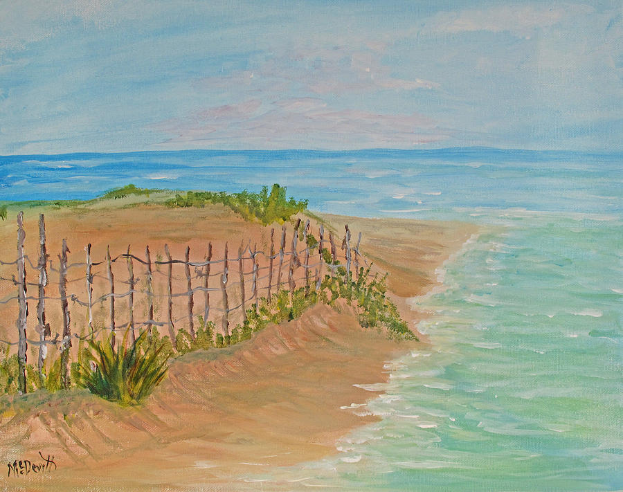 Quick Seascape 2 Painting by Barbara McDevitt