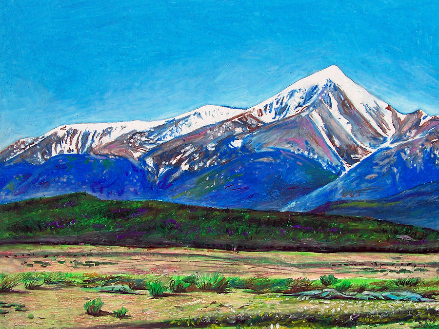 Quick Painting - Quick Sketch - Mt. Elbert by Aaron Spong