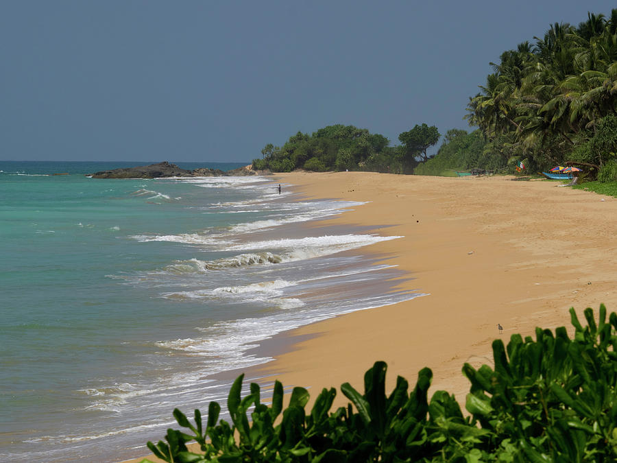 Quiet Beach Along A2 Road Betota Photograph By Panoramic Images Pixels