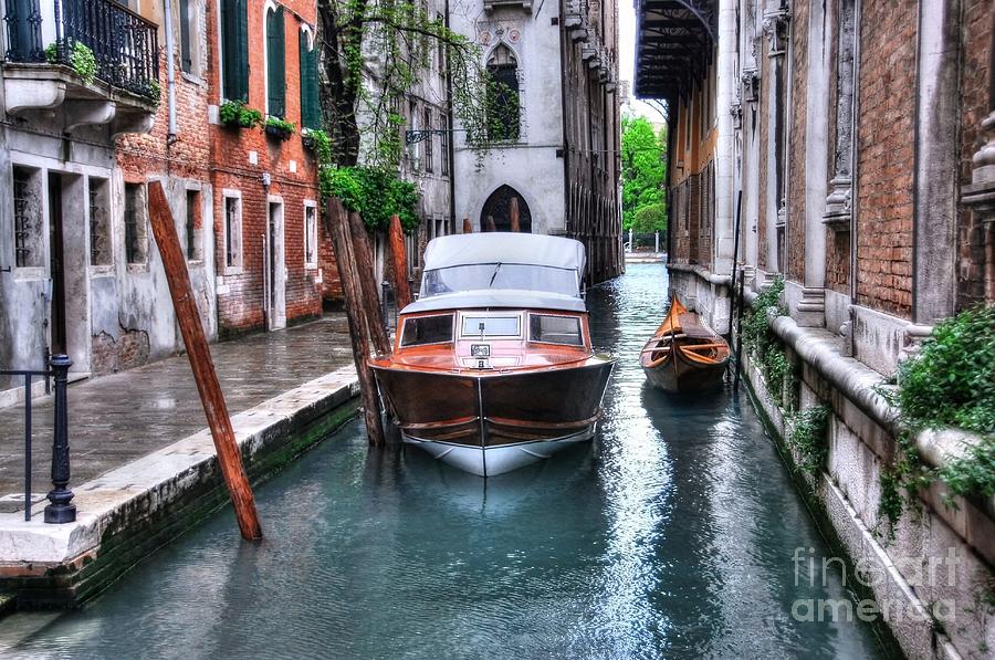 Quiet Canal In Venice Photograph by Mel Steinhauer