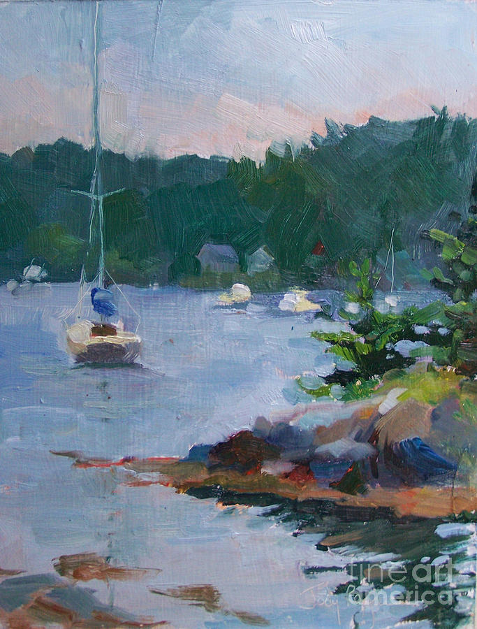 Quiet Cove Painting by Jody Regan - Fine Art America