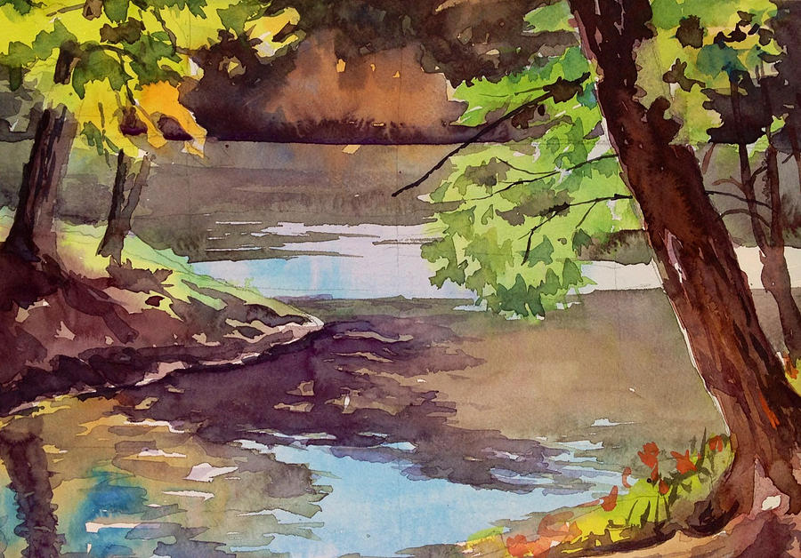 Nashville Painting - Quiet Cove by Spencer Meagher
