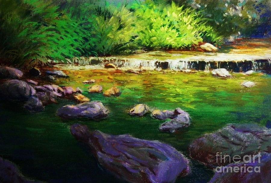 Quiet creek Painting by Celine  K Yong