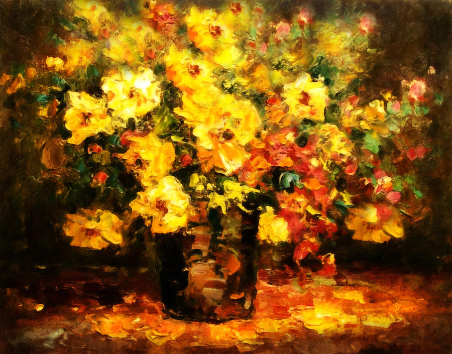Impressionism Painting - Quiet Desires - Impressionism  by Georgiana Romanovna