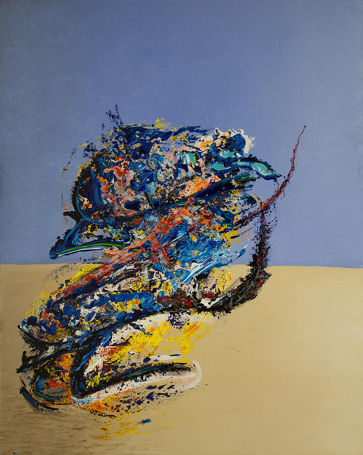 Abstract Painting - Quiet Desperation by Derek Kaplan
