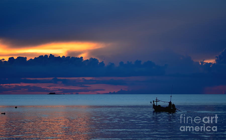 Sunset Photograph - Quiet Evening by Michelle Meenawong