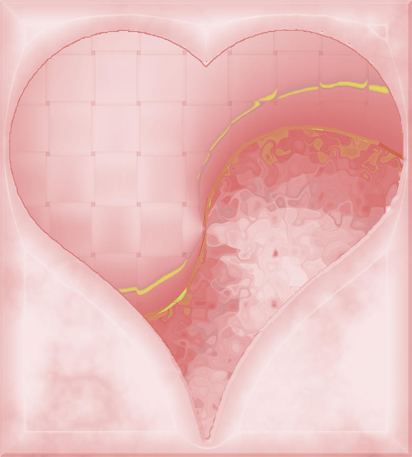 Valentines Day Digital Art - Quiet Kiss 3 by Wendy J St Christopher