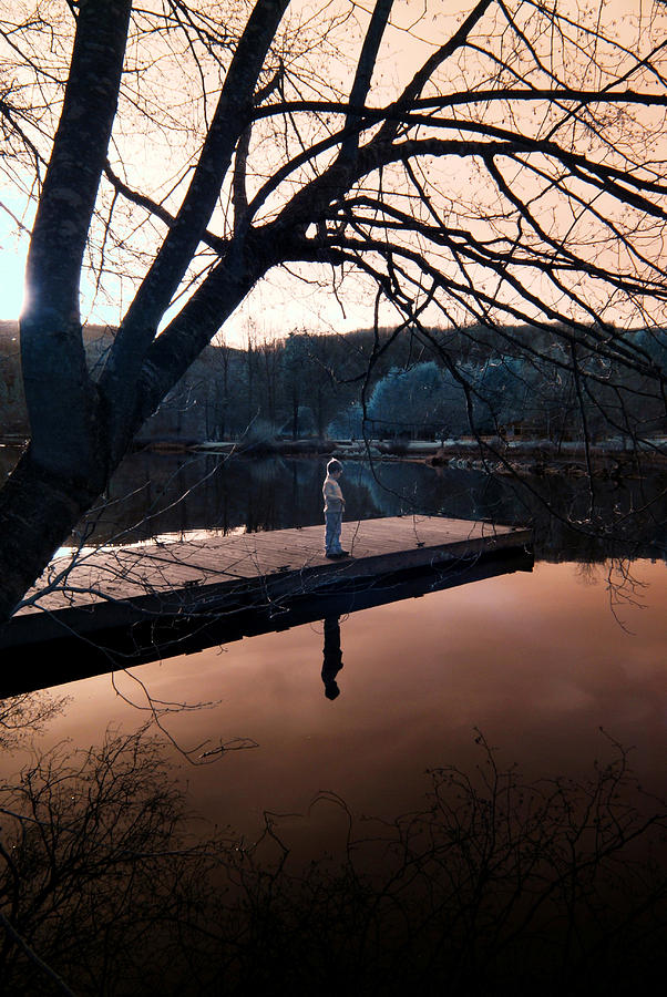 Quiet Moment Reflecting Photograph by Rebecca Parker