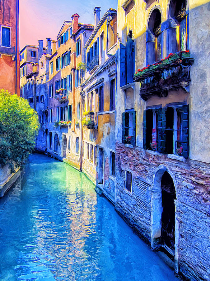 Quiet Morning in Venice Painting by Dominic Piperata