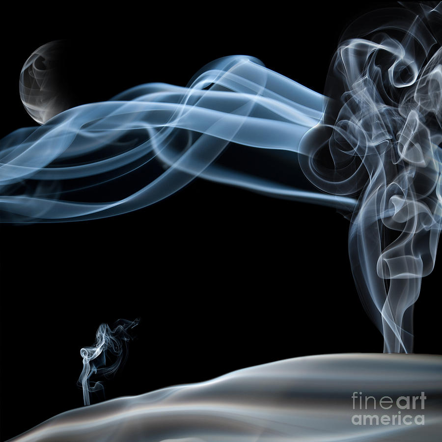Quiet Night Smoke Photography Photograph by Sabine Jacobs