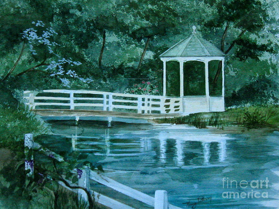 Quiet Place  Painting by Nancy Patterson