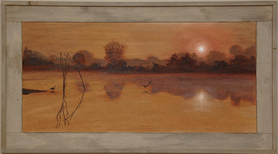 Nature Painting - Quiet Pond by Fred Paddock