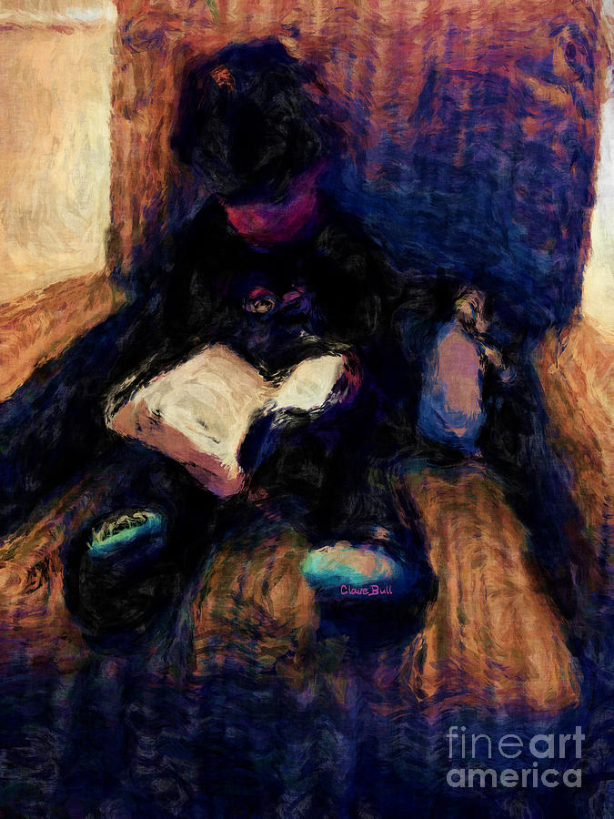Quiet Time Painting by Claire Bull