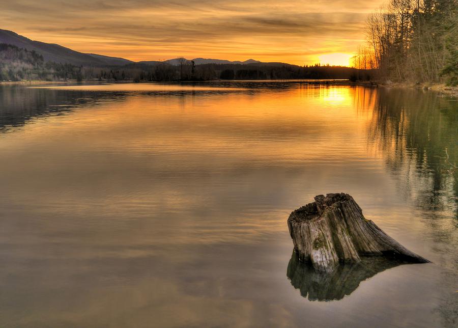 Sunset Photograph - Quiet Times  by Peter Mooyman