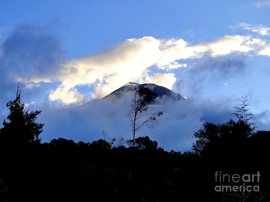 Quiet Tungurahua Volcano In Ecuador Photograph by Al Bourassa