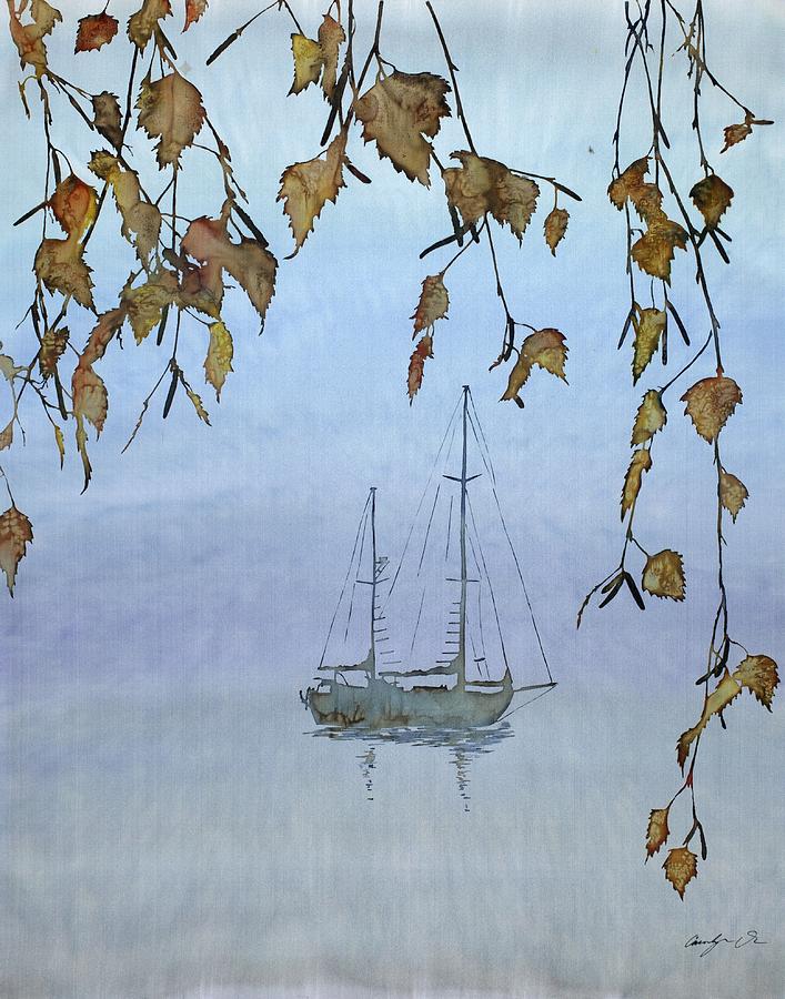 Quiet Water Tapestry - Textile by Carolyn Doe